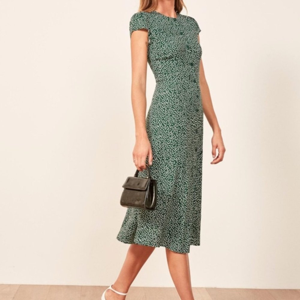 Reformation Fauna Midi Dress - Wyoming
